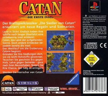 Catan - Die erste Insel (GE) box cover back